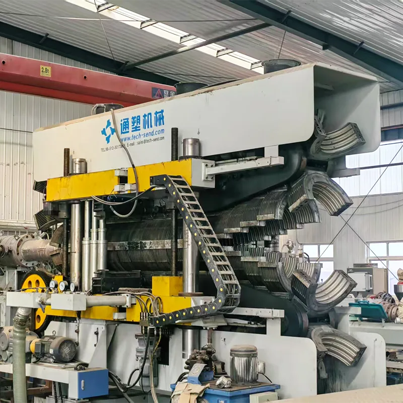 Dây chuyền sản xuất ống gấp đôi HDPE-PP 600 đã qua sử dụng